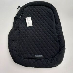 Vera Bradley Large Travel Backpack Classic Black Microfiber NWT